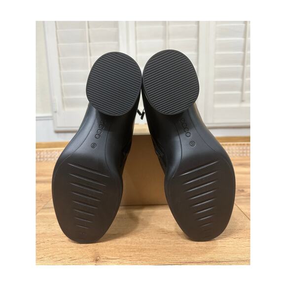 Ecco Sculpted LX 35 Boots Black Leather Size 10/10.5 US 41 EU NWOB Sleek Stylish - Picture 11 of 14